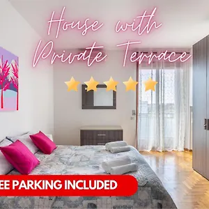 Terrazza Con Vistacasa Con Parcheggio Gratuito Appartamento Milano